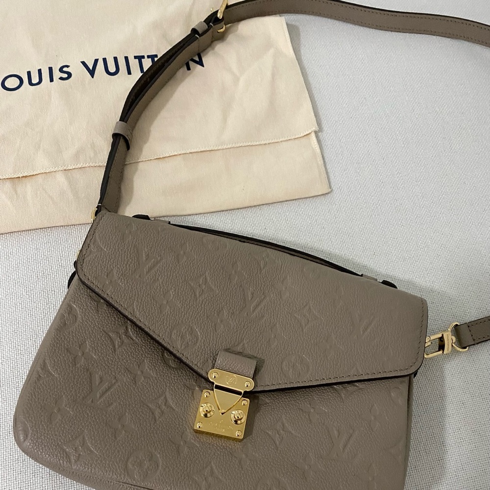 Louis Vuitton Pochette Empreinte Leather Crossbody Bag